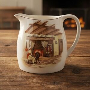 BCM Nelson Ware English Creamer, Vintage Glazed Porcelain Pitcher, England Made